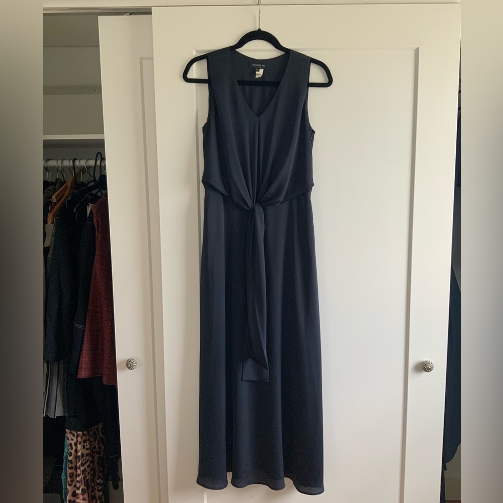 Lafayette 148 satin midi dress